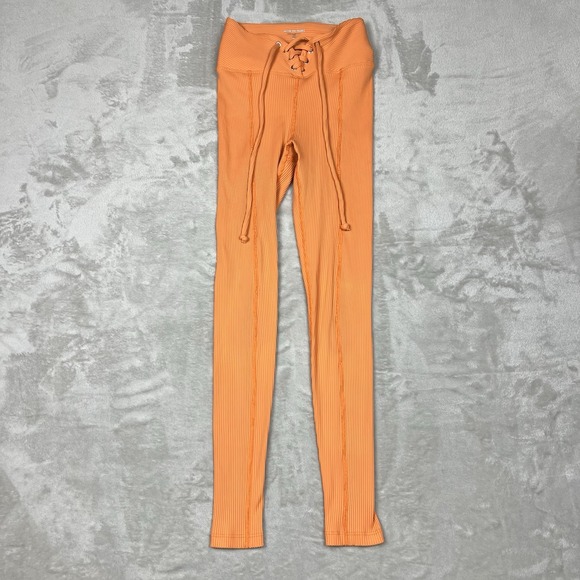 Year Of Ours Orange Leggings Women's‎ XS - Picture 1 of 7